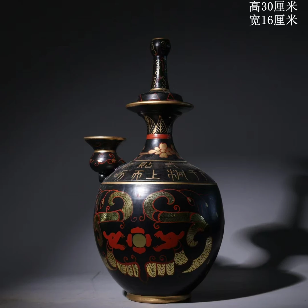 定窑 白 纯手工漆器全包