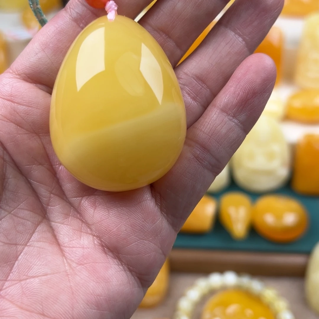 蜜蜡未镶嵌颈饰纯天然琥珀蜜蜡无优化
