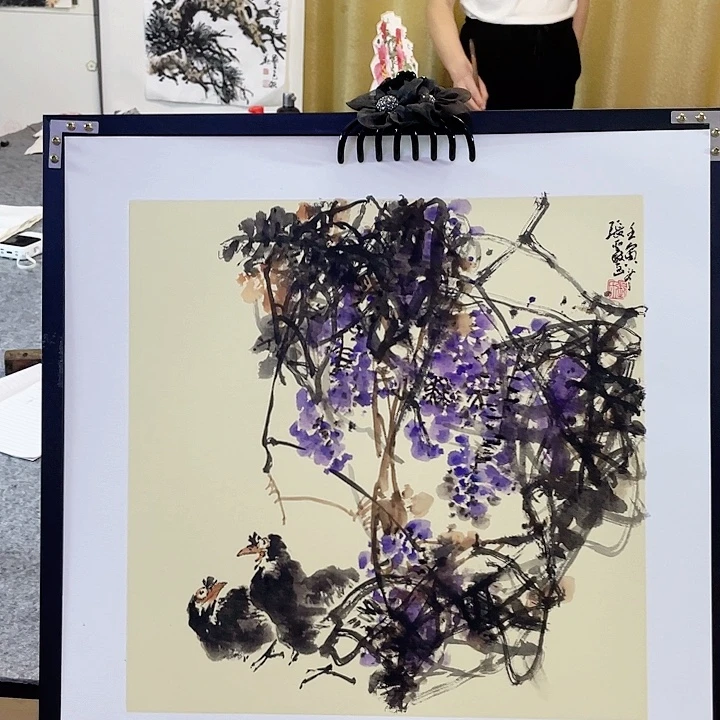 国画张圣敏先生纯手绘作品