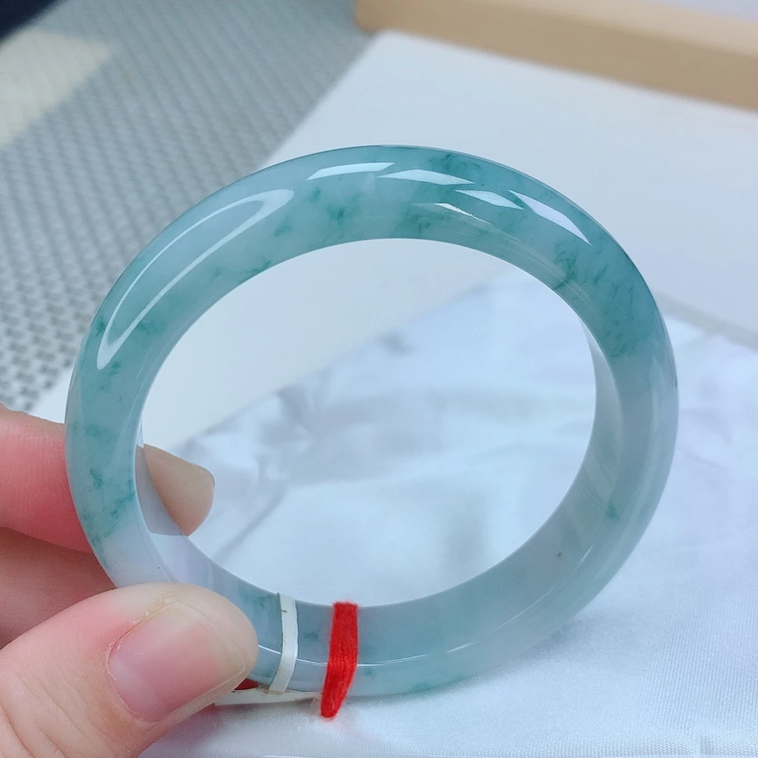 翡翠未镶嵌手镯59圈口