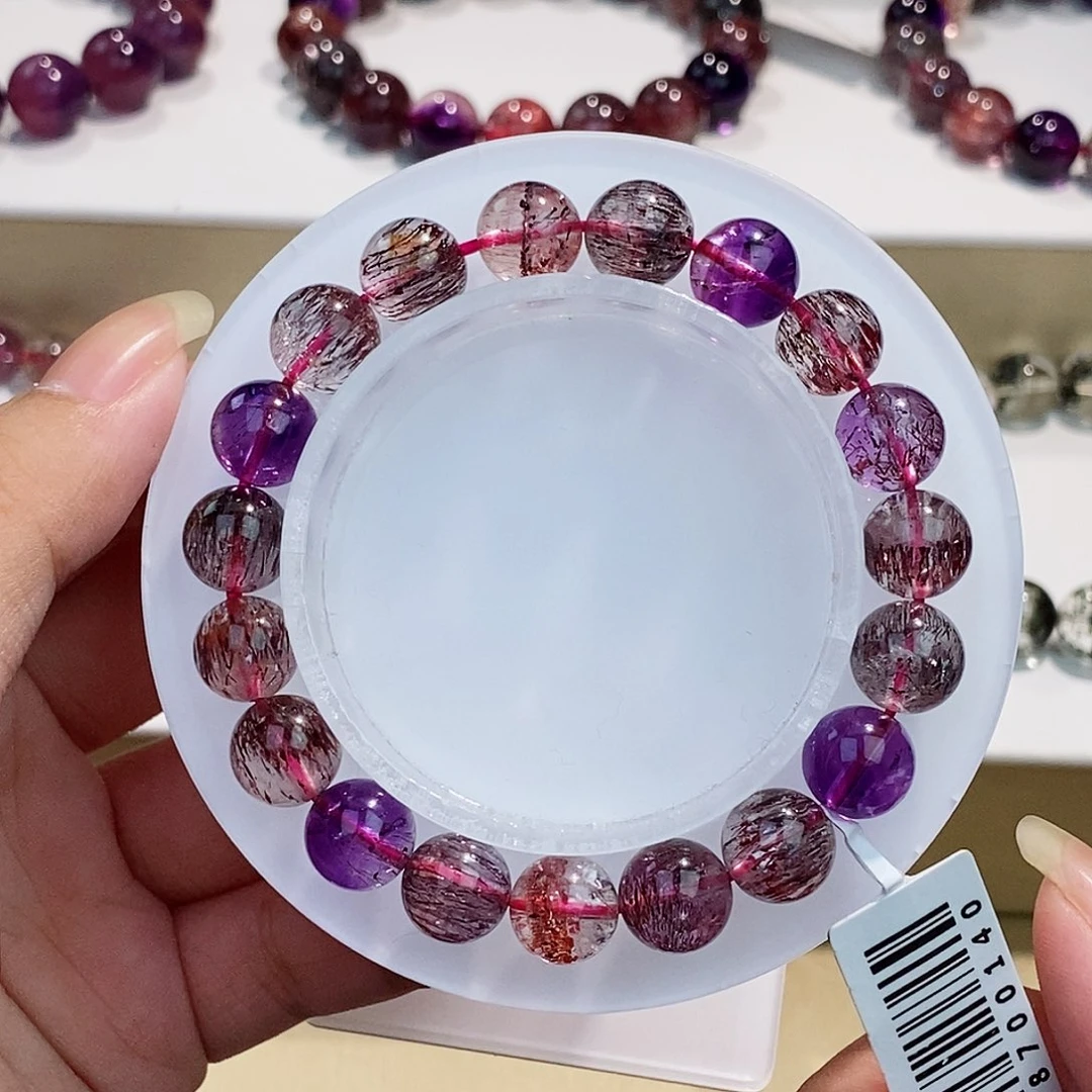 水晶手链未镶嵌黑加仑9