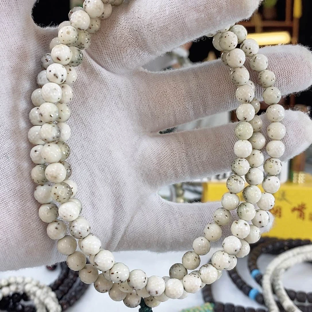 星月菩提手串大***9星月菩提雕刻手串