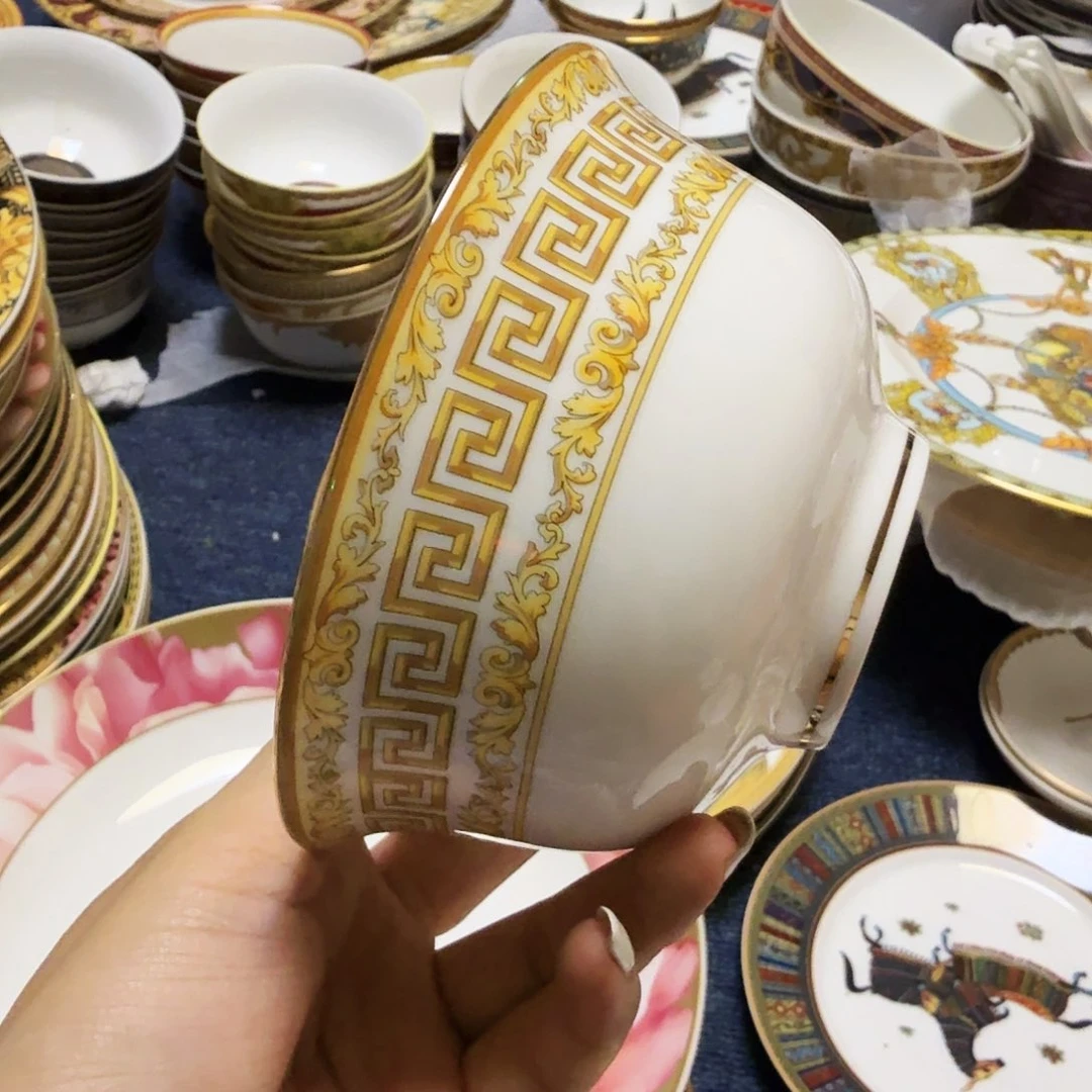 仕***酒瓷片骨瓷陶瓷餐具家用