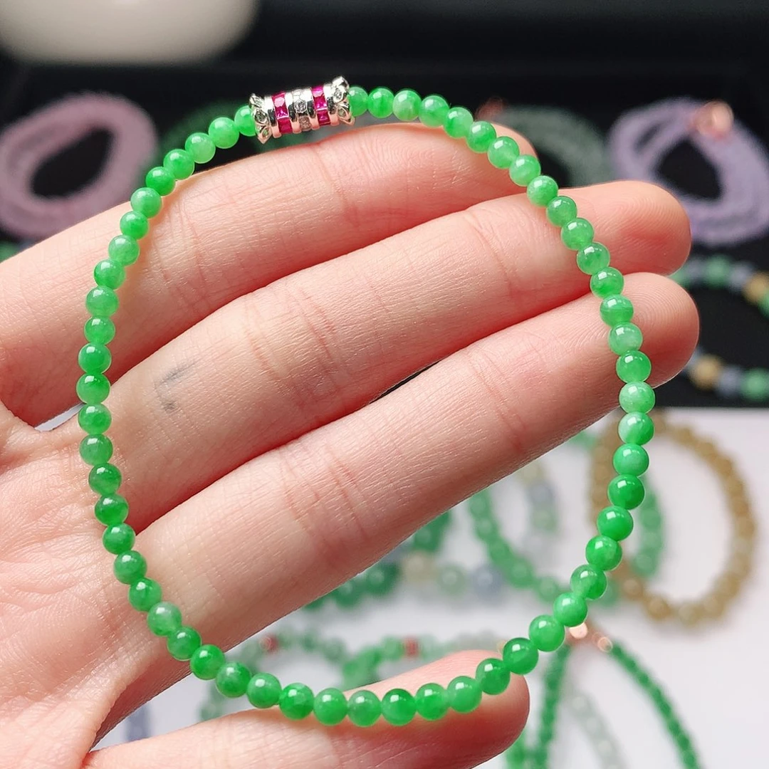 翡翠未镶嵌手链翡翠