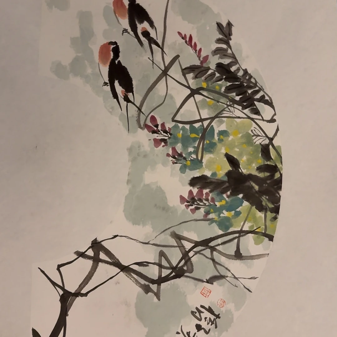 国画徐老师作品画作