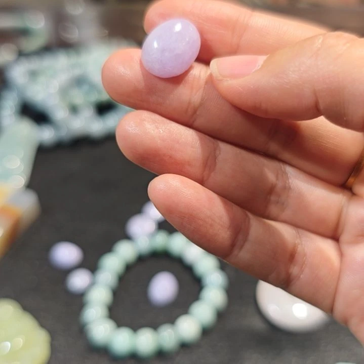 翡翠未镶嵌戒指纯天然，支持复检