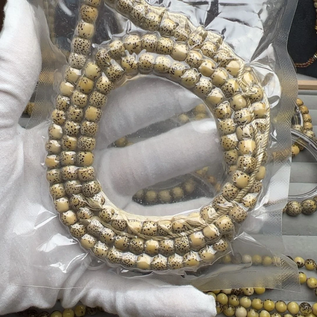 星月菩提手串卡7原白长串