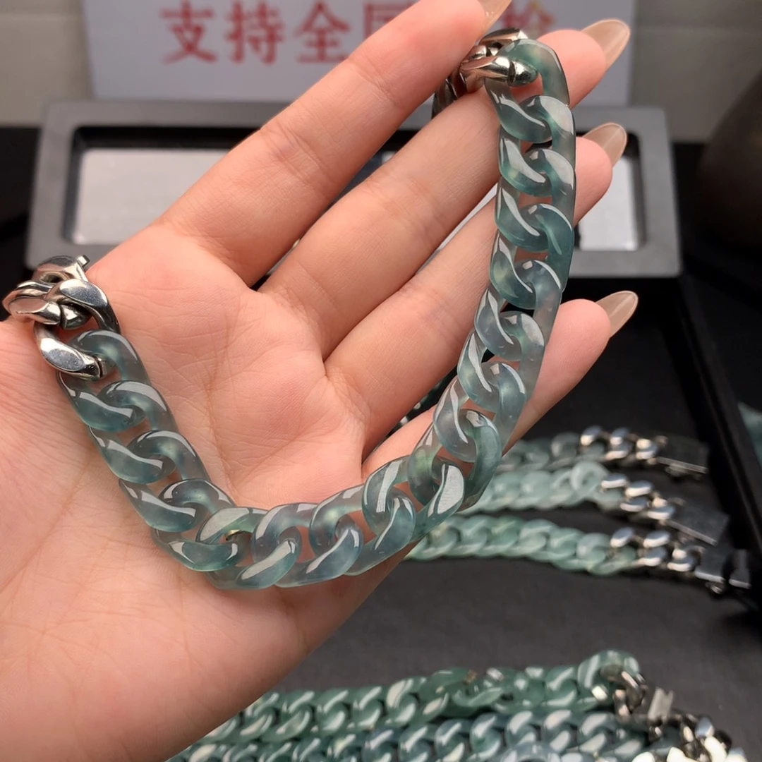-***-翡翠未镶嵌手链001