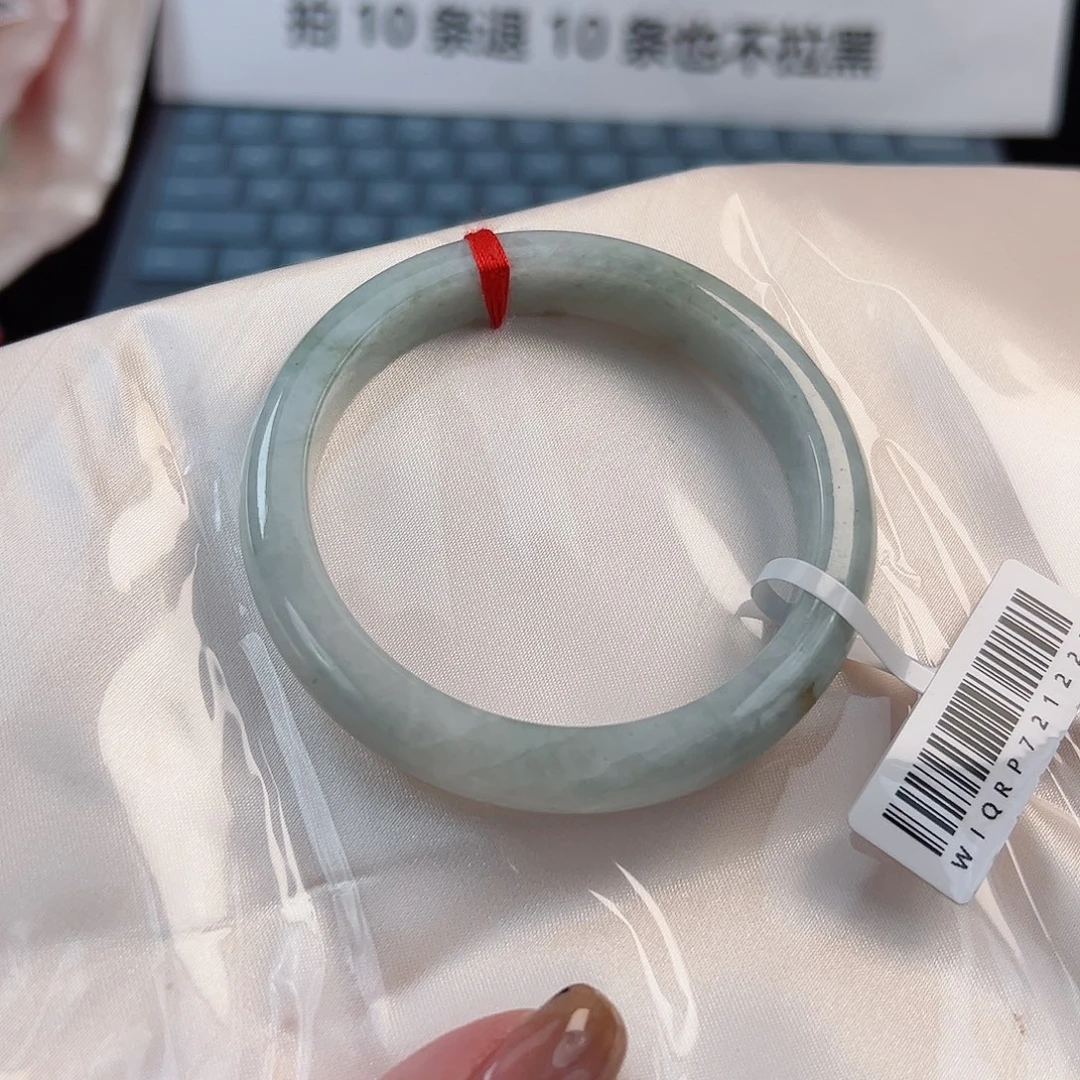 翡翠未镶嵌手镯30号56-1225