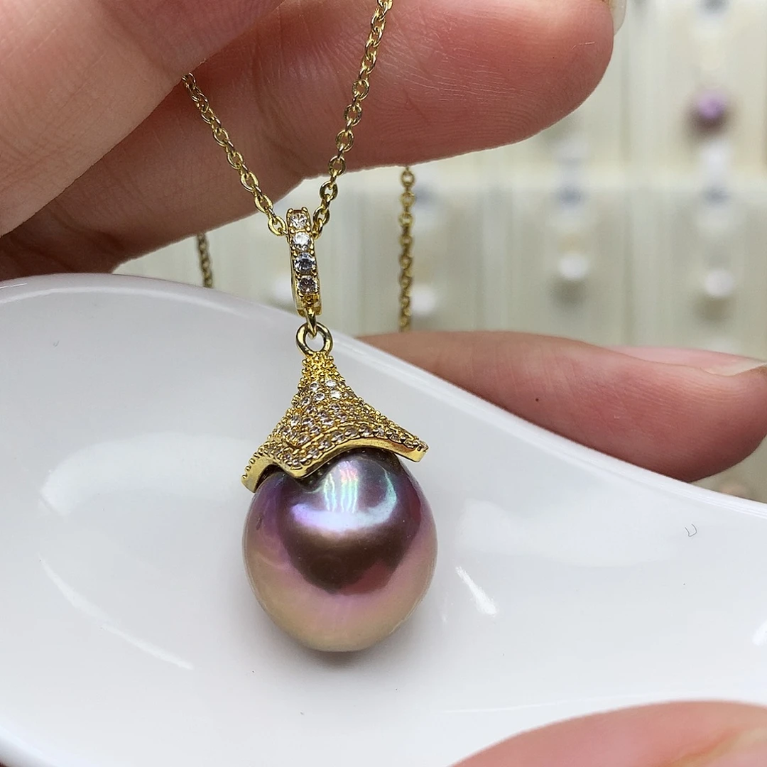 吊坠(赠链)合金淡水珍珠