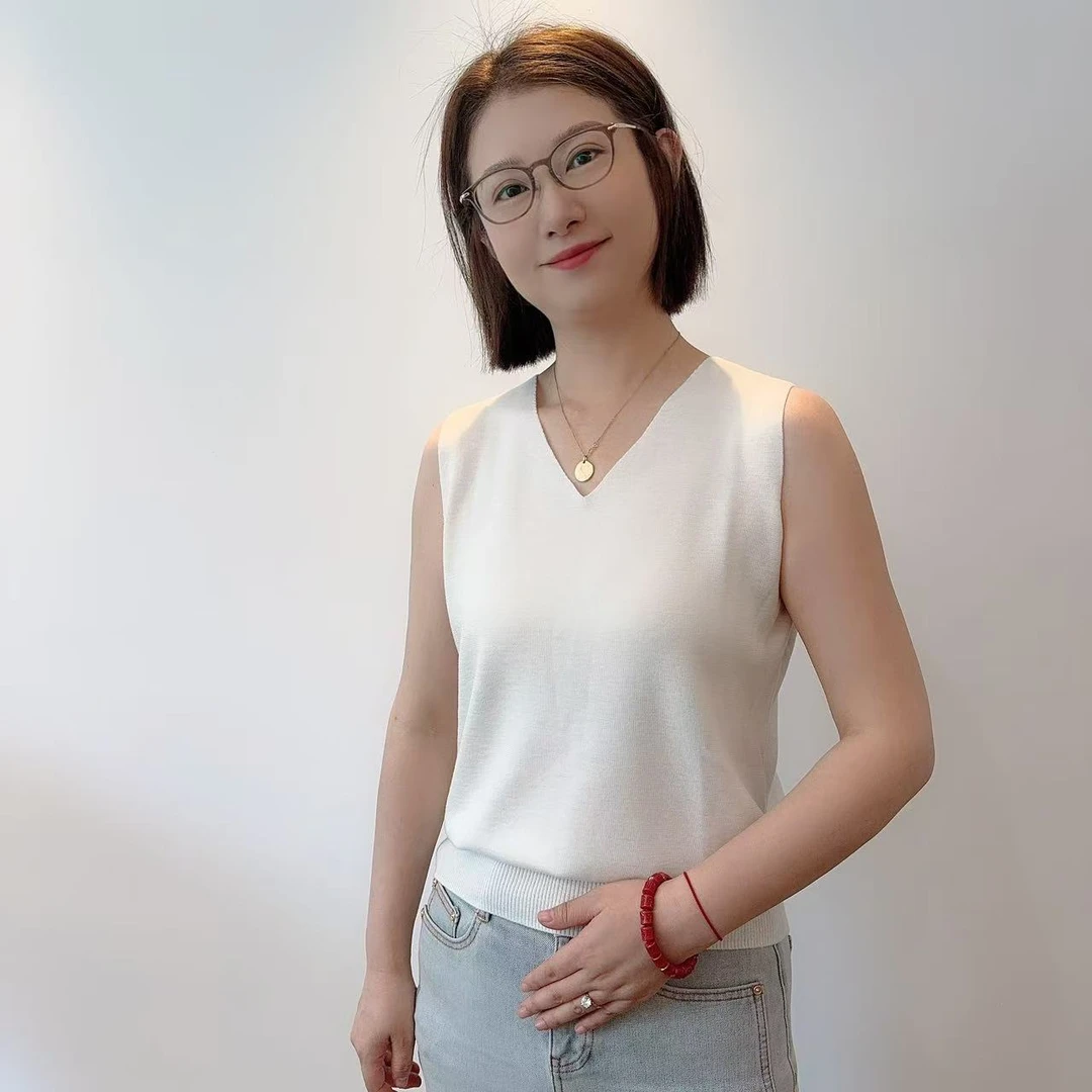 易护理羊毛背心时尚打底