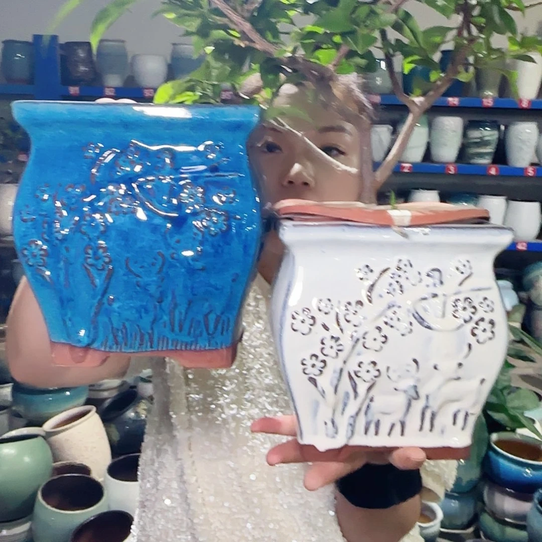 花盆紫砂高17口16