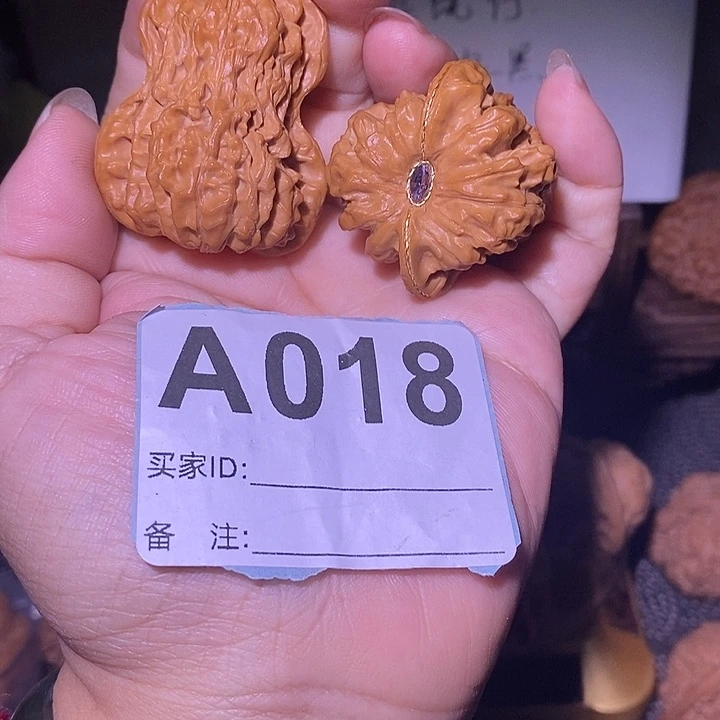 把件文玩核桃36镶嵌小葫芦