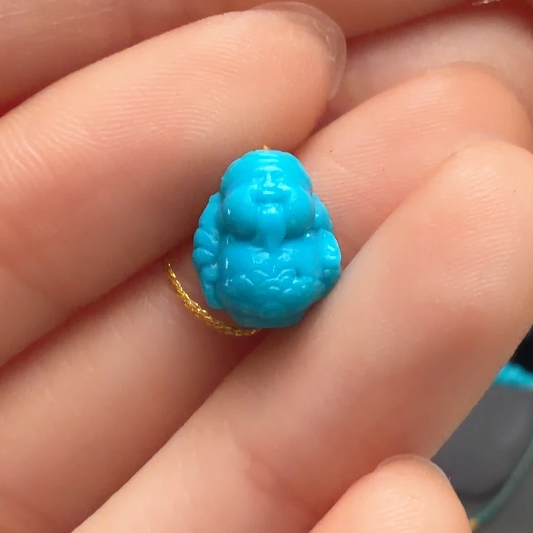 绿松石未镶嵌颈饰