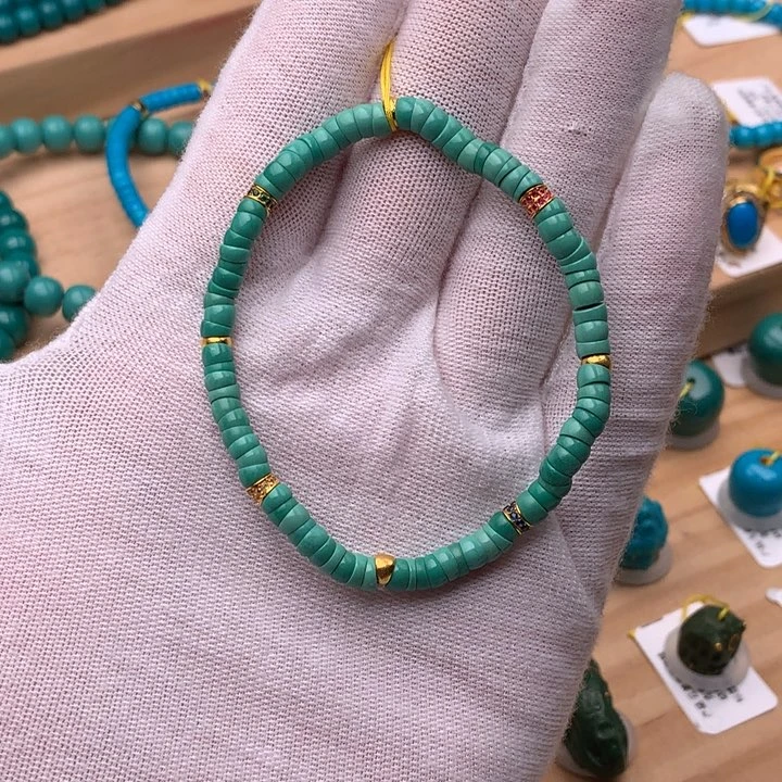 未镶嵌绿松石珠宝奇石