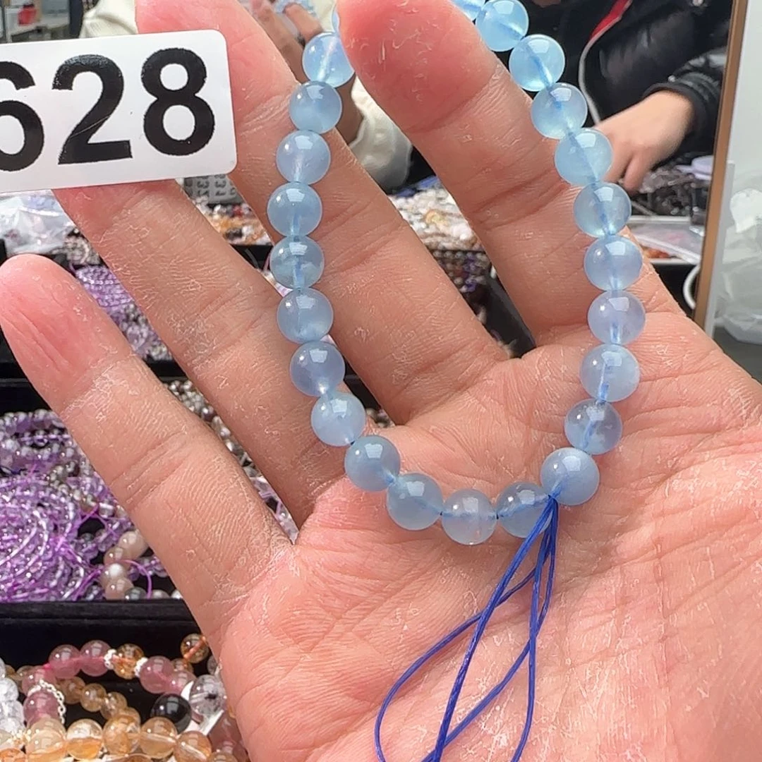 水晶手链未镶嵌628海蓝宝
