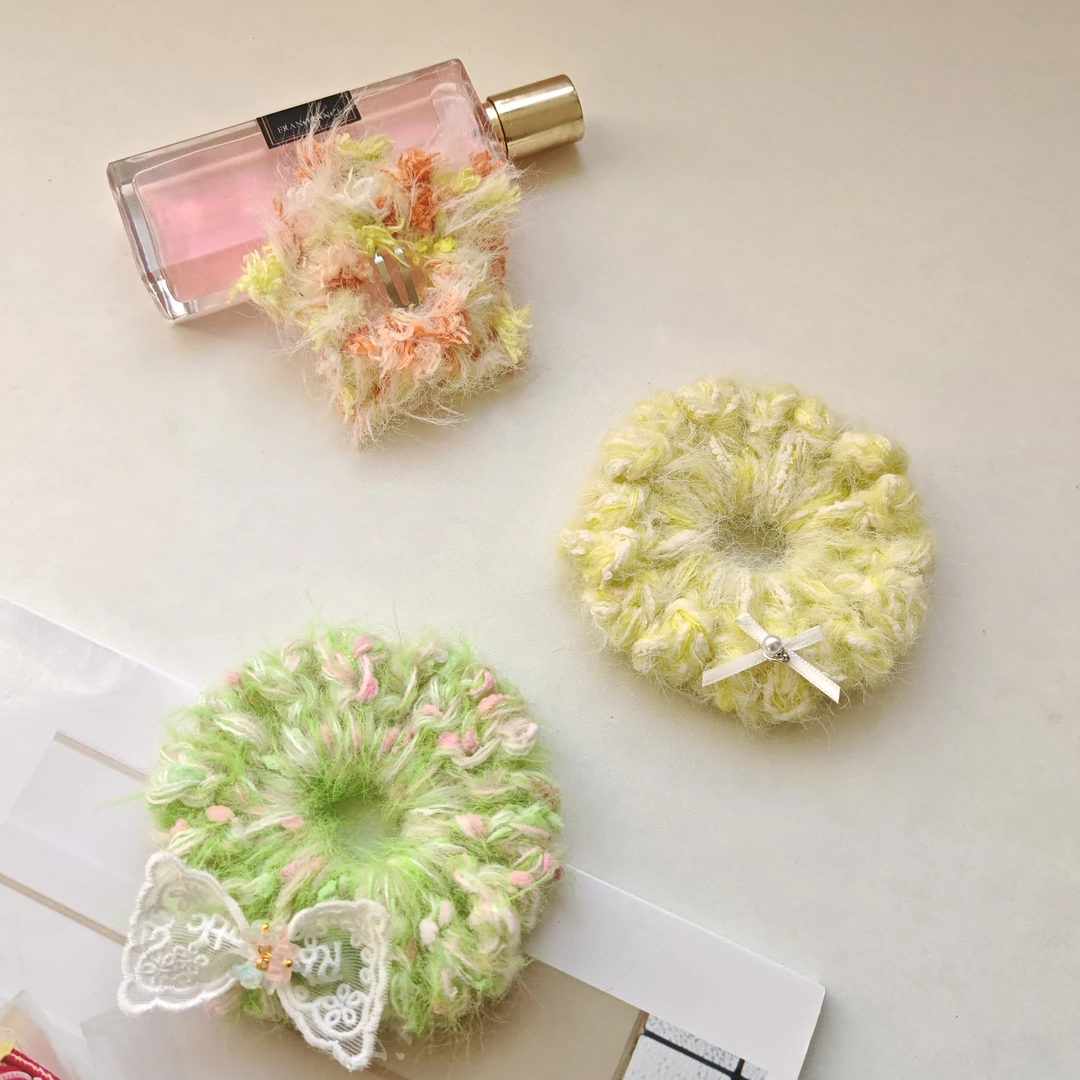 【补拍】纯手工发圈发夹抓夹(拍下默认NO退NO换)~ins可爱气质韩版