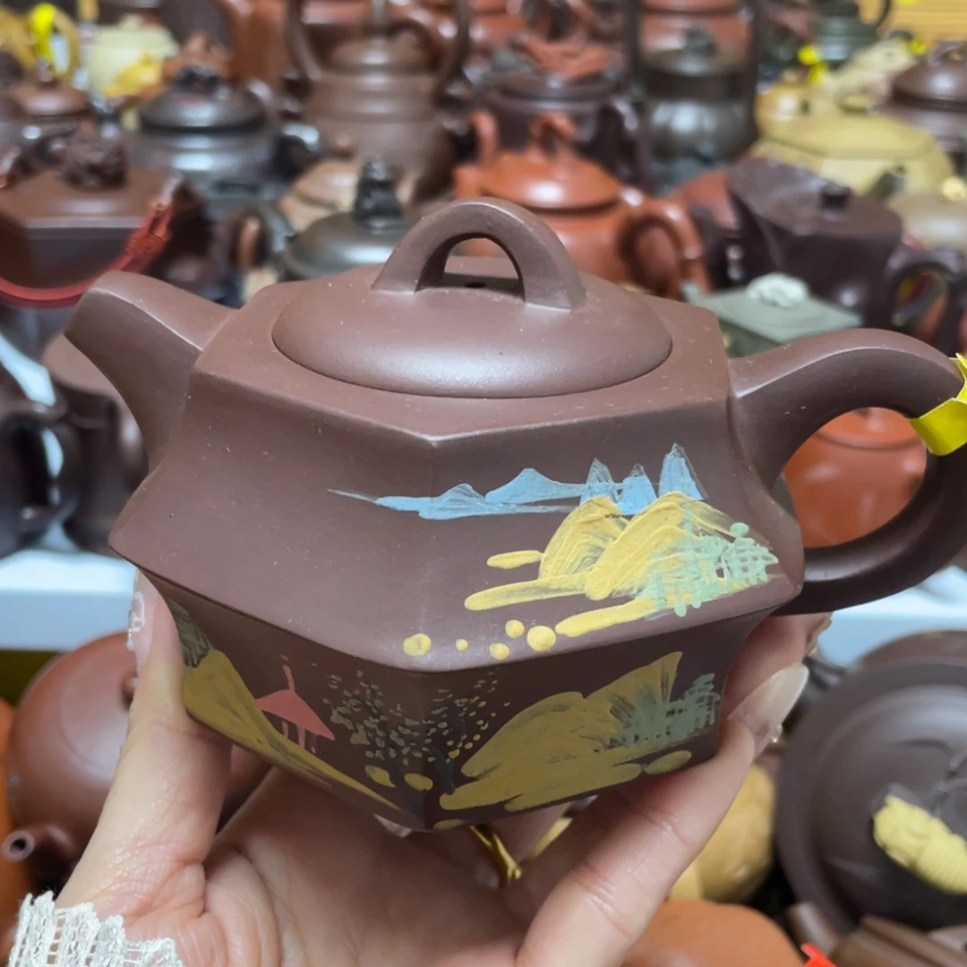 茶壶底槽青紫砂艺术作品