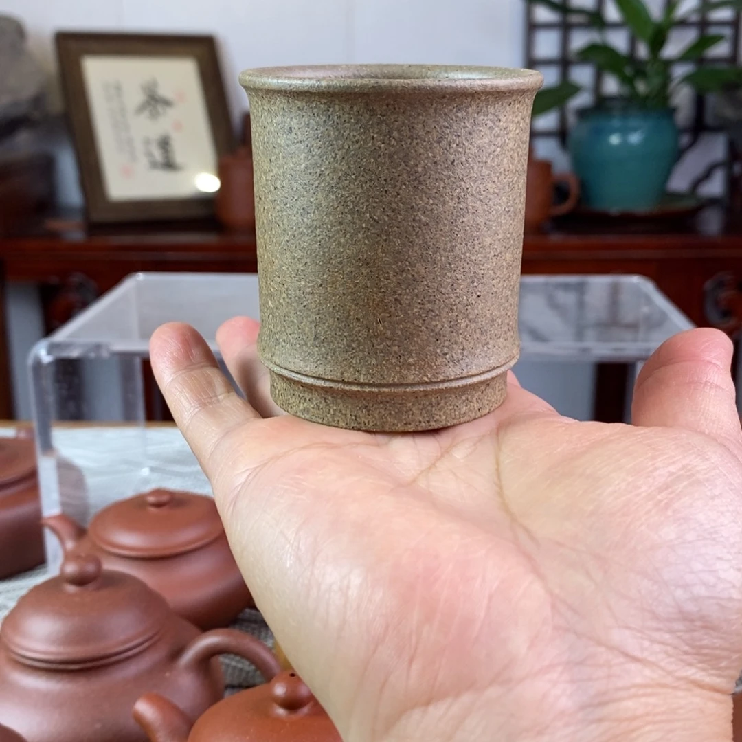 紫砂茶壶降坡泥竹节杯零添加