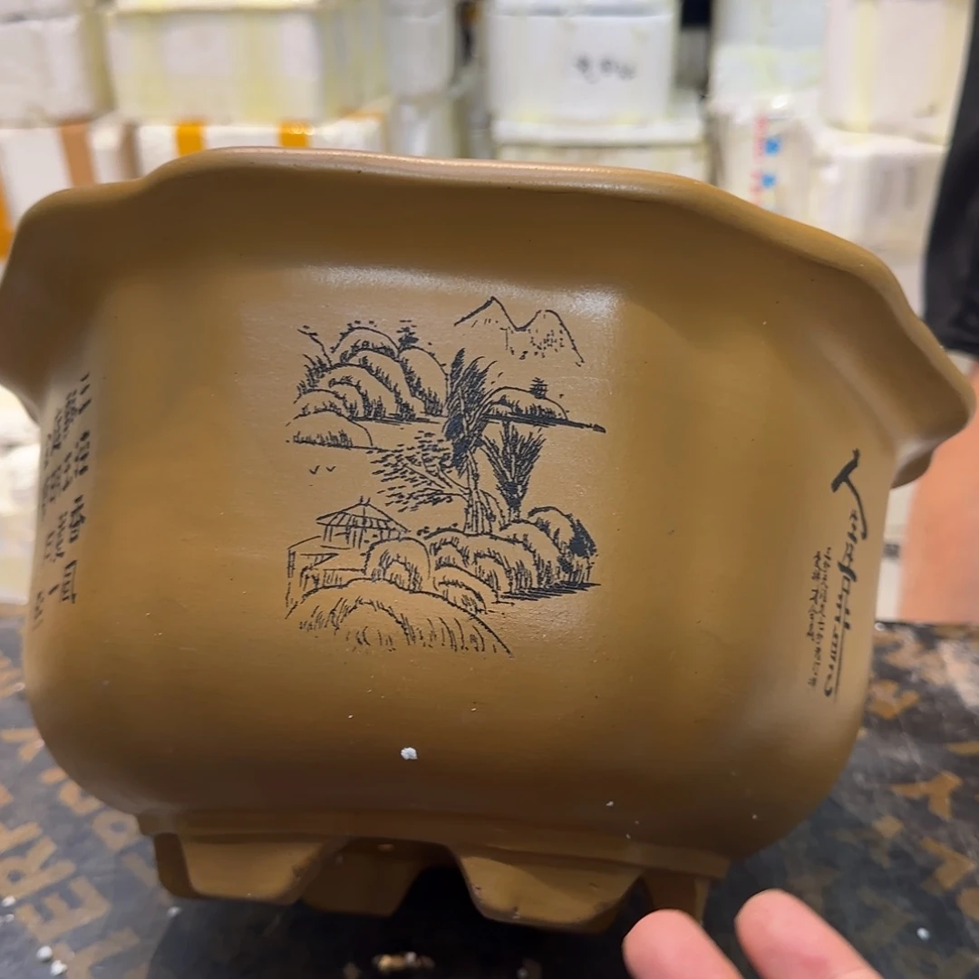 紫砂花盆口径27 高度15