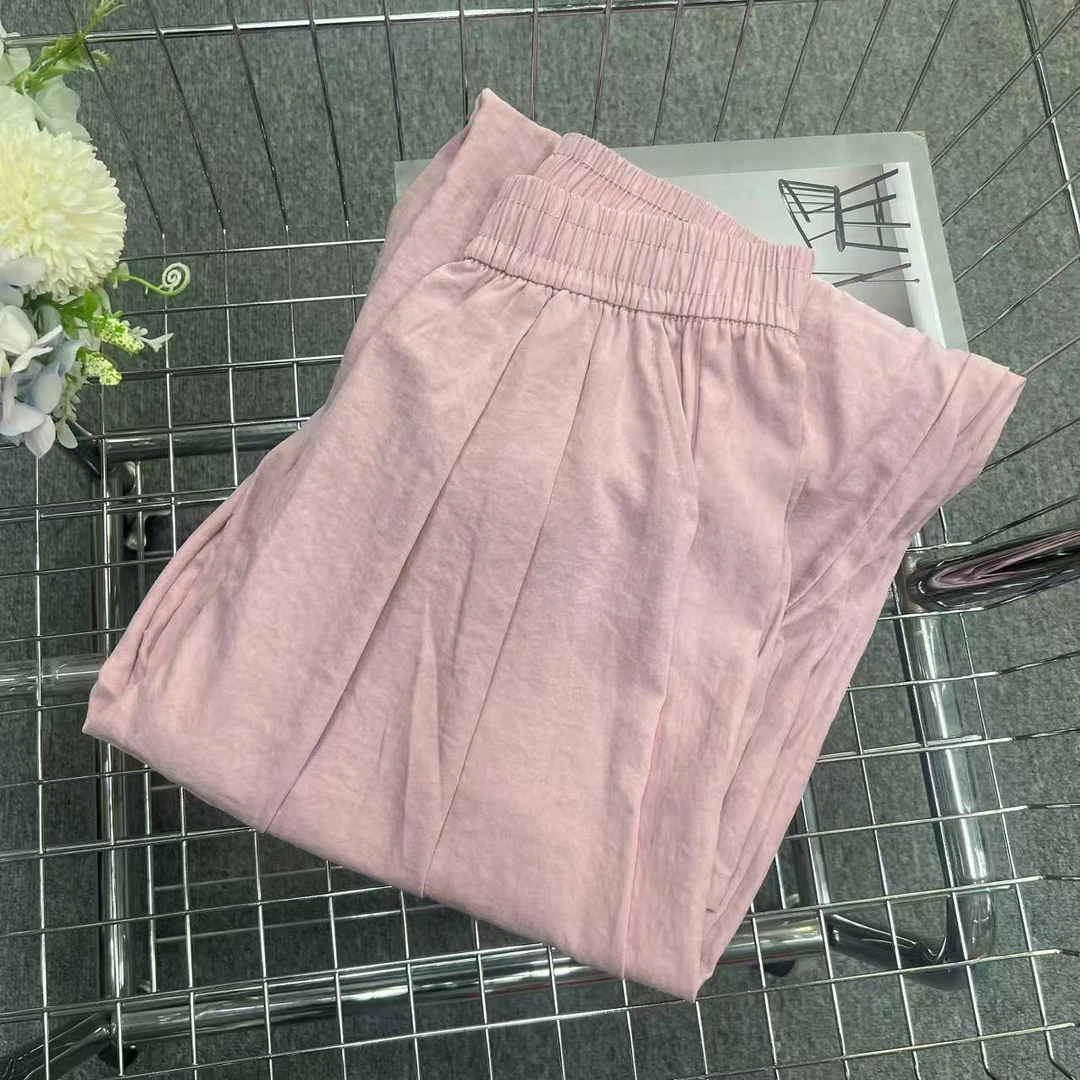 春夏款慵懒风直筒奶肤裤Y51