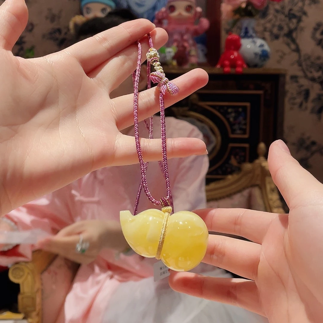 蜜蜡颈饰未镶嵌进****）颈饰