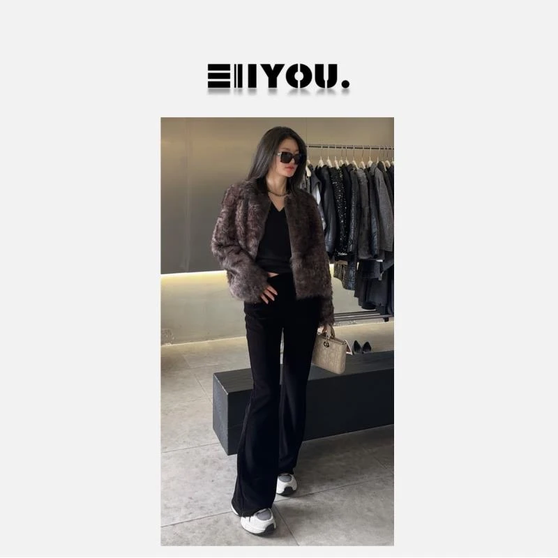 【ENYOU定制】冬装上新 微喇丝绒裤