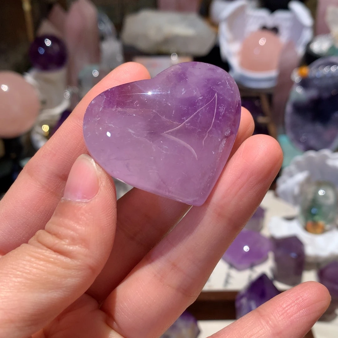 水晶手握未镶嵌紫水晶