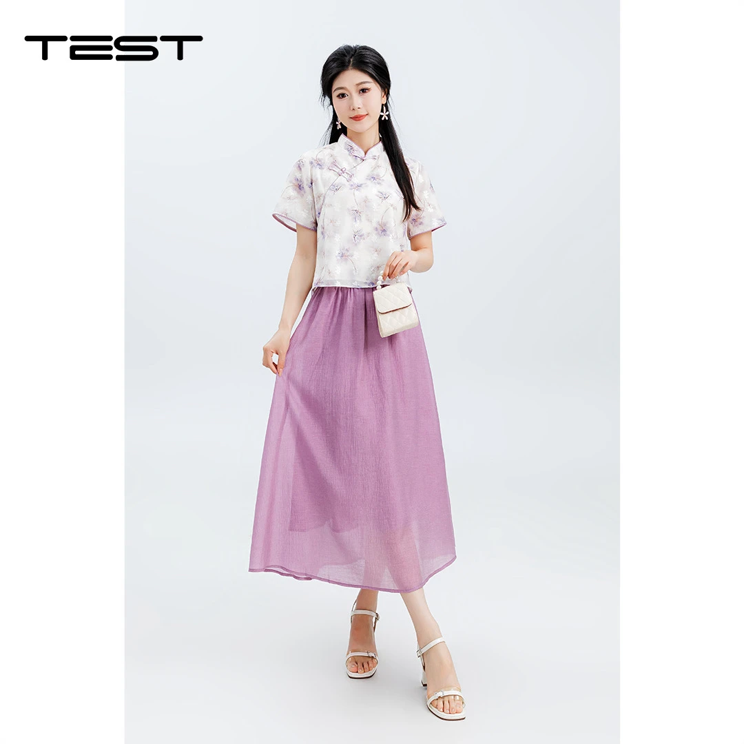 武冈她之蝶25夏套装 4252069款时尚套装裙