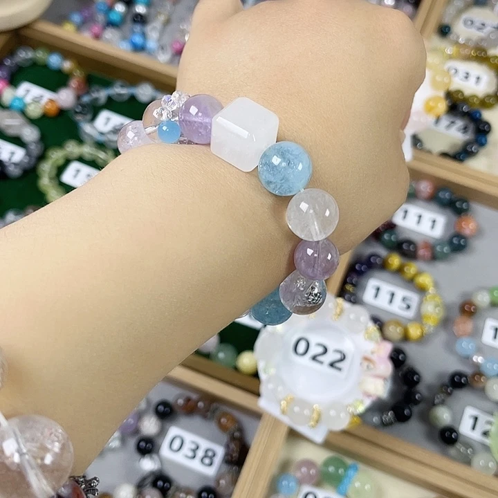 银S925镶嵌手链水晶