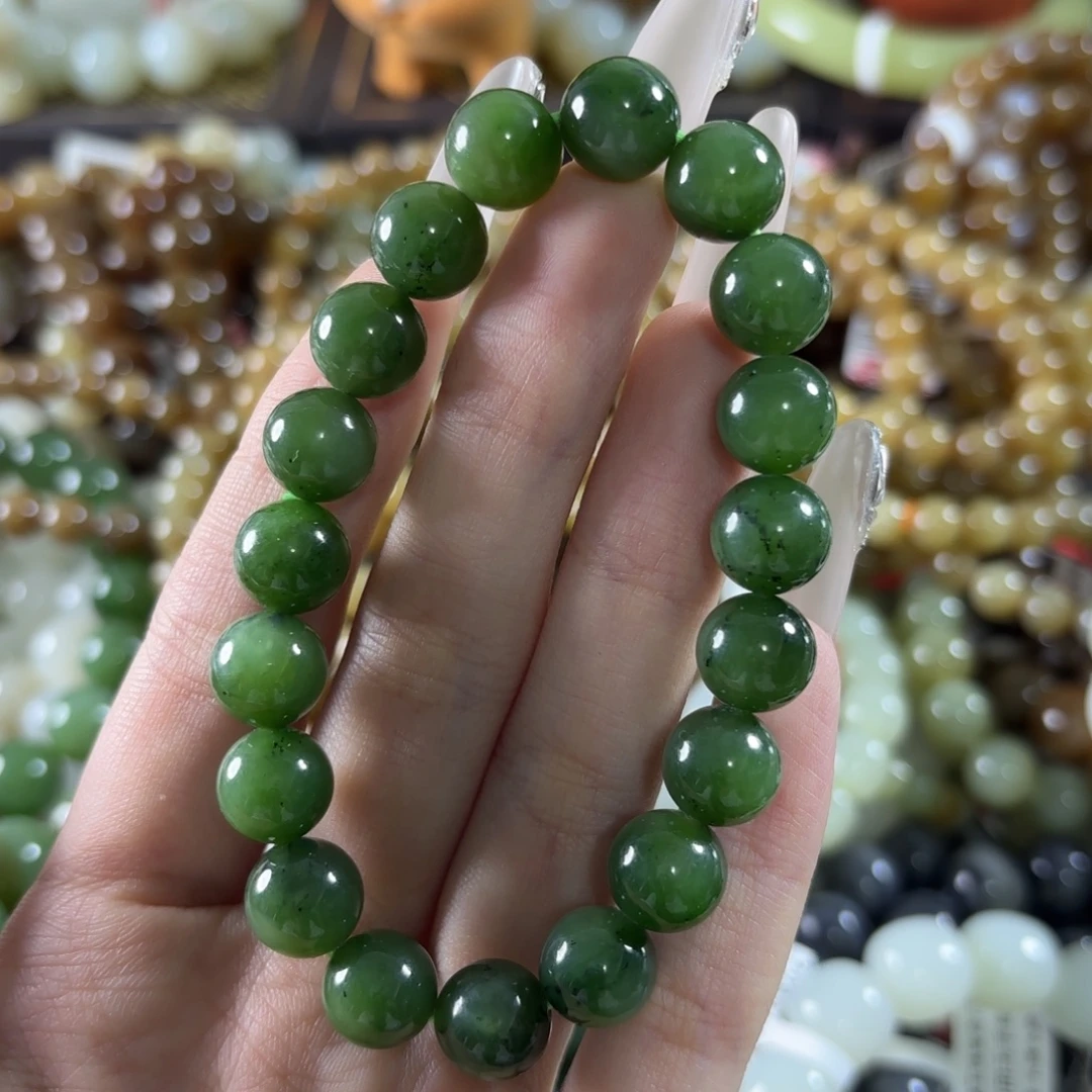 和田玉未镶嵌手链108