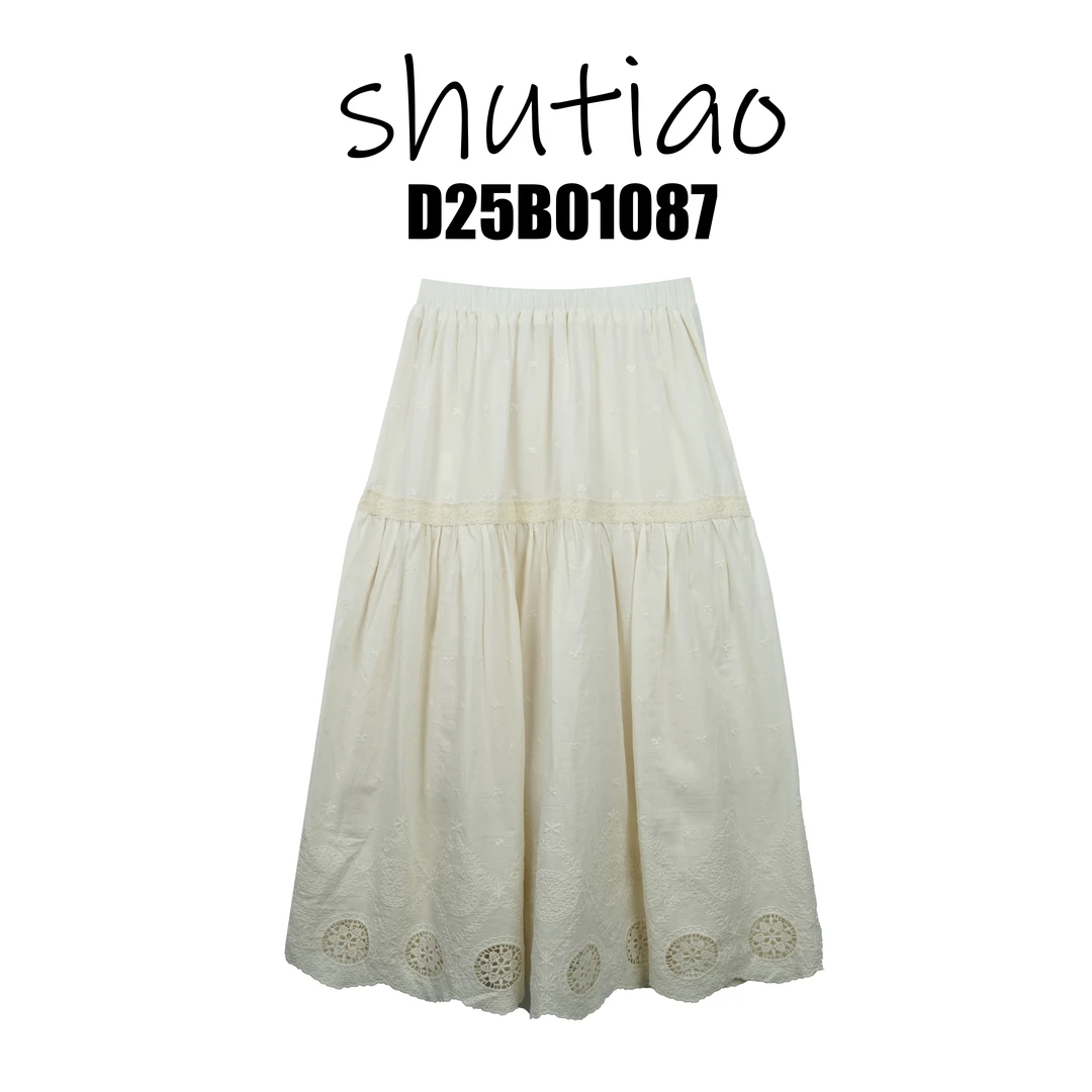 【SHUTIAO】2025夏季：新款小众设计款裙子D25B01087