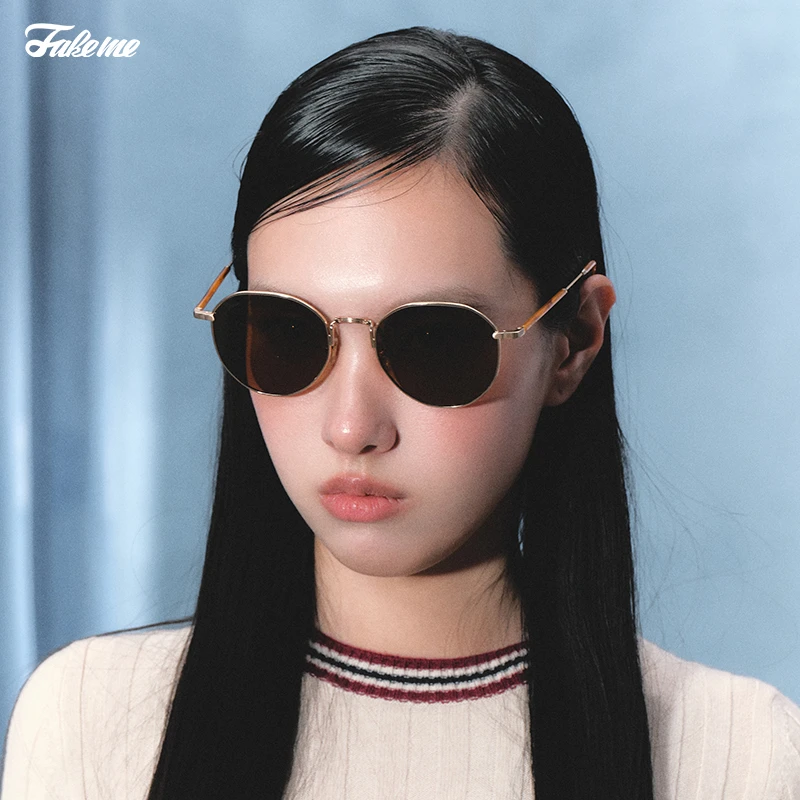 Fakeme（达人专属）许佳琪同款墨镜女中性太阳镜ins风 Ermann@proxy