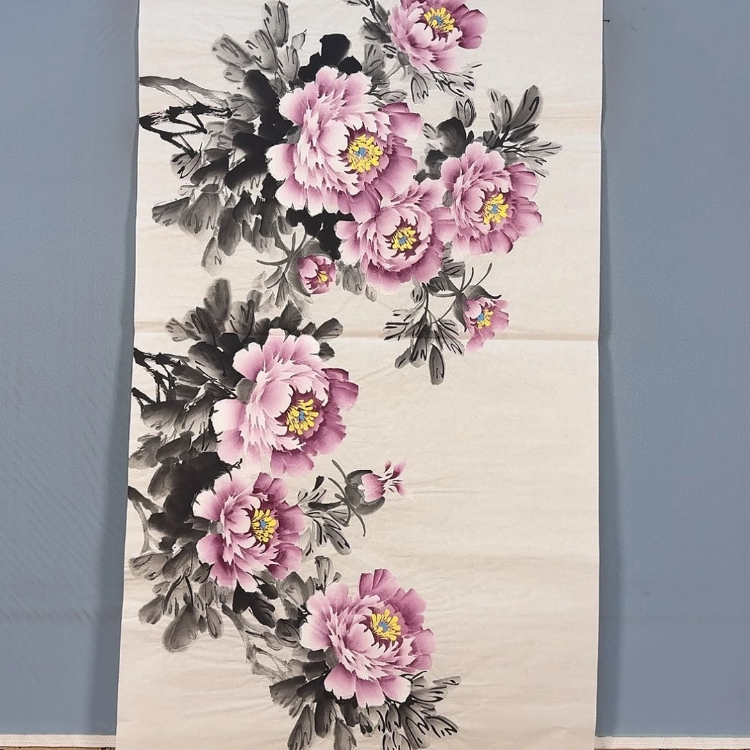 国画910 牡丹一如你初来