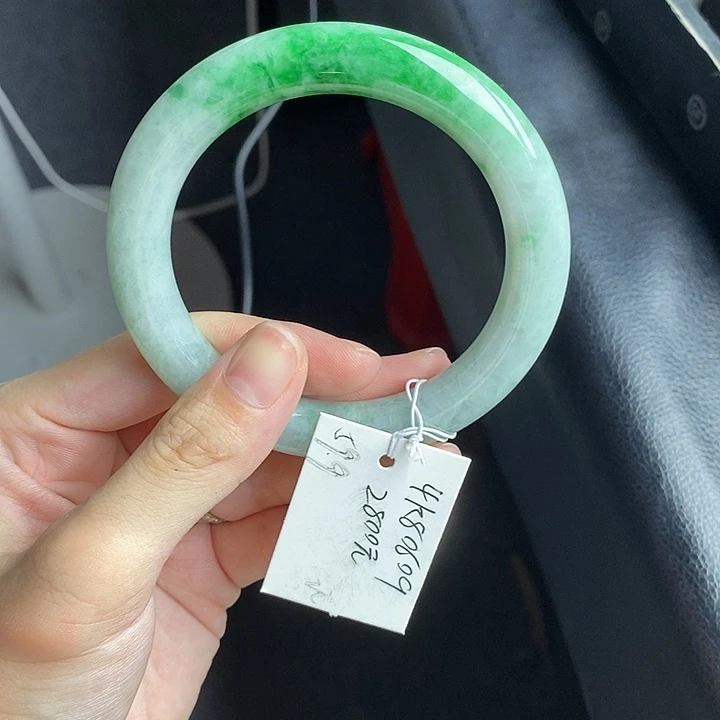 翡翠手镯未镶嵌59➕圆条