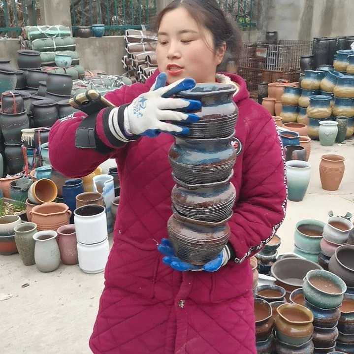 红陶口14高13瑕疵