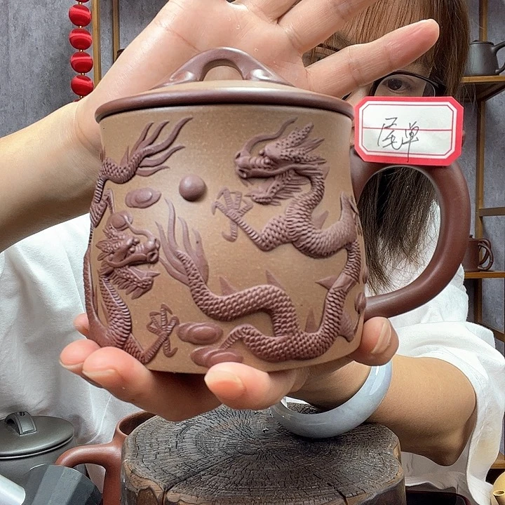 茶杯紫砂原矿底槽青粉浆