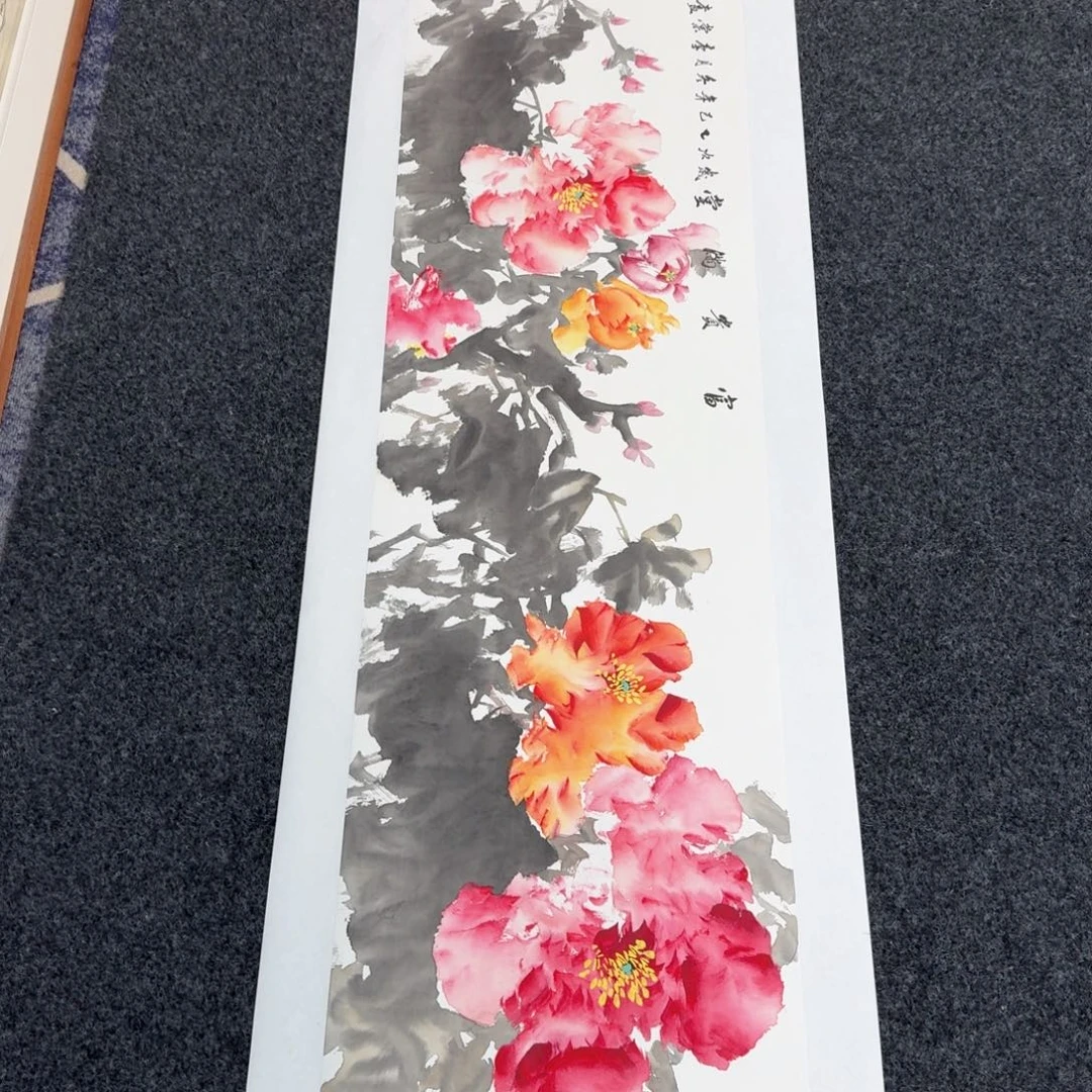 国画纯手绘山水花鸟作品