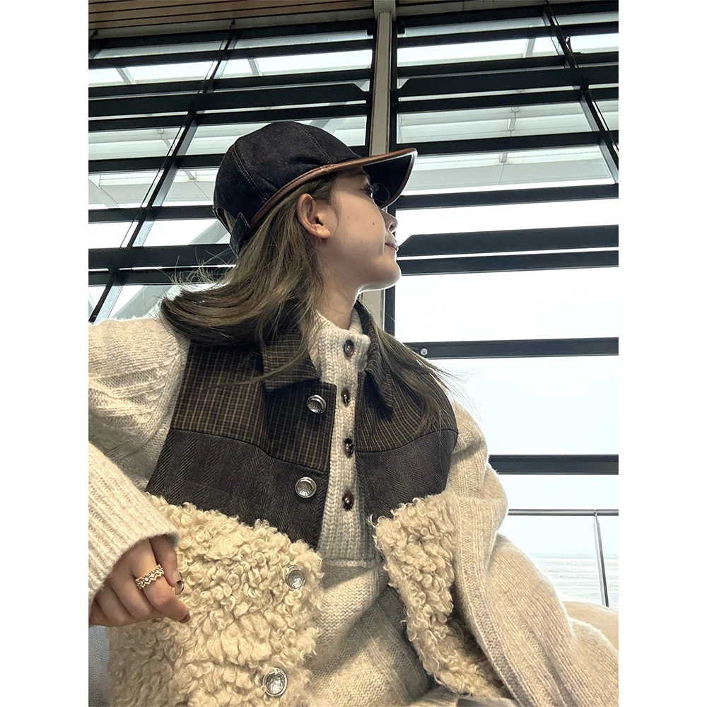 小特别 不一样的马甲时髦百搭无袖上衣