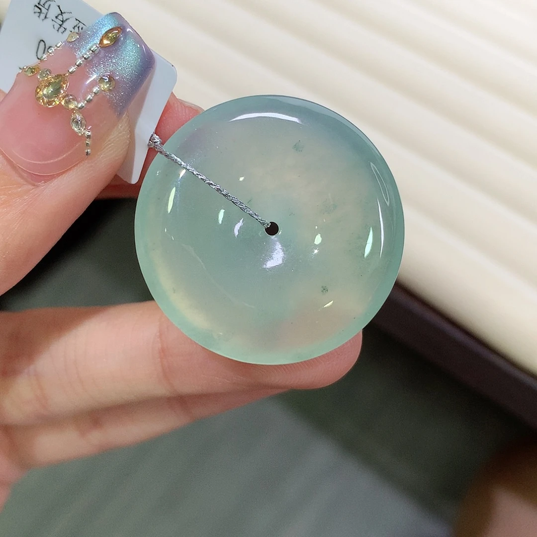 翡翠未镶嵌颈饰29.4-6