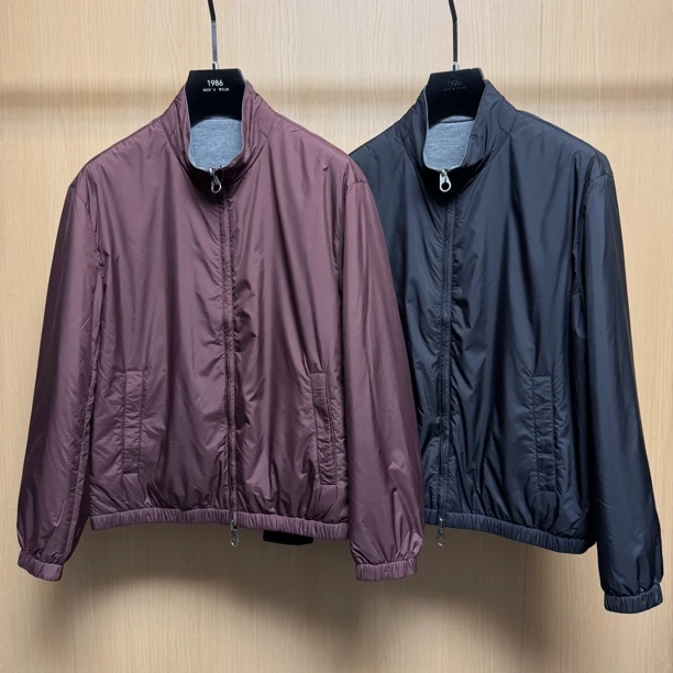 【双面棉夹克】666男士秋冬加棉净版行政轻奢极简外套