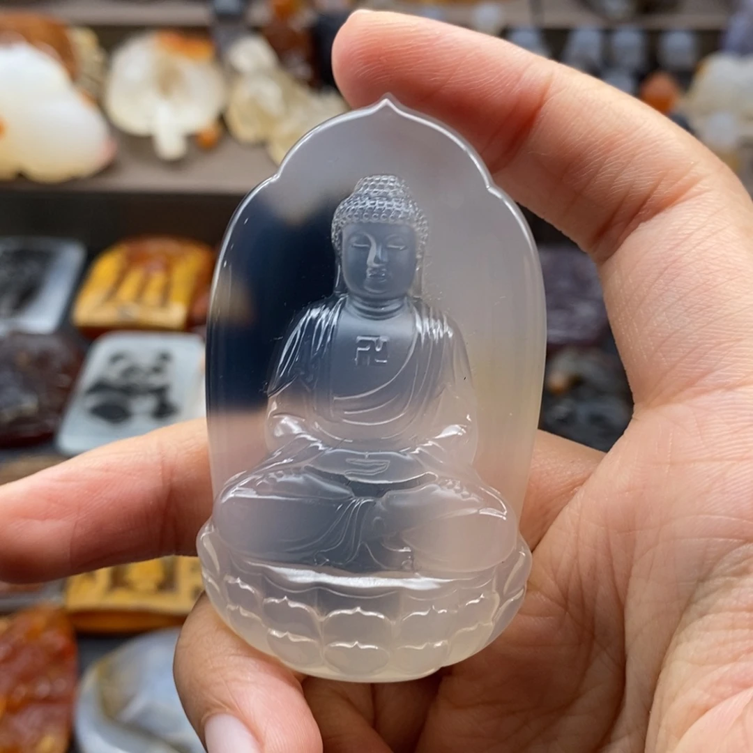 玛瑙/玉髓吊坠(不含链)未镶嵌