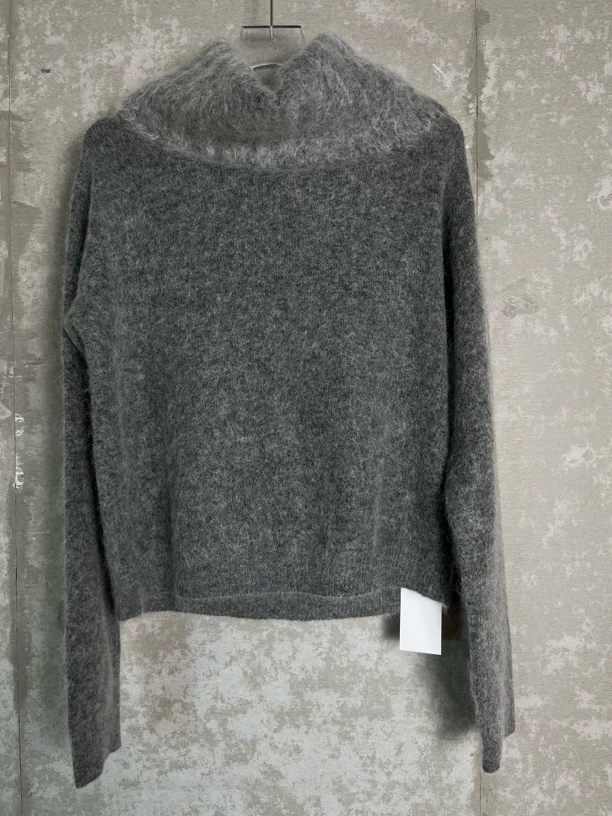 未使用 Acne studio L*1/Acne Studio浅灰色高领毛衣/09687/JP