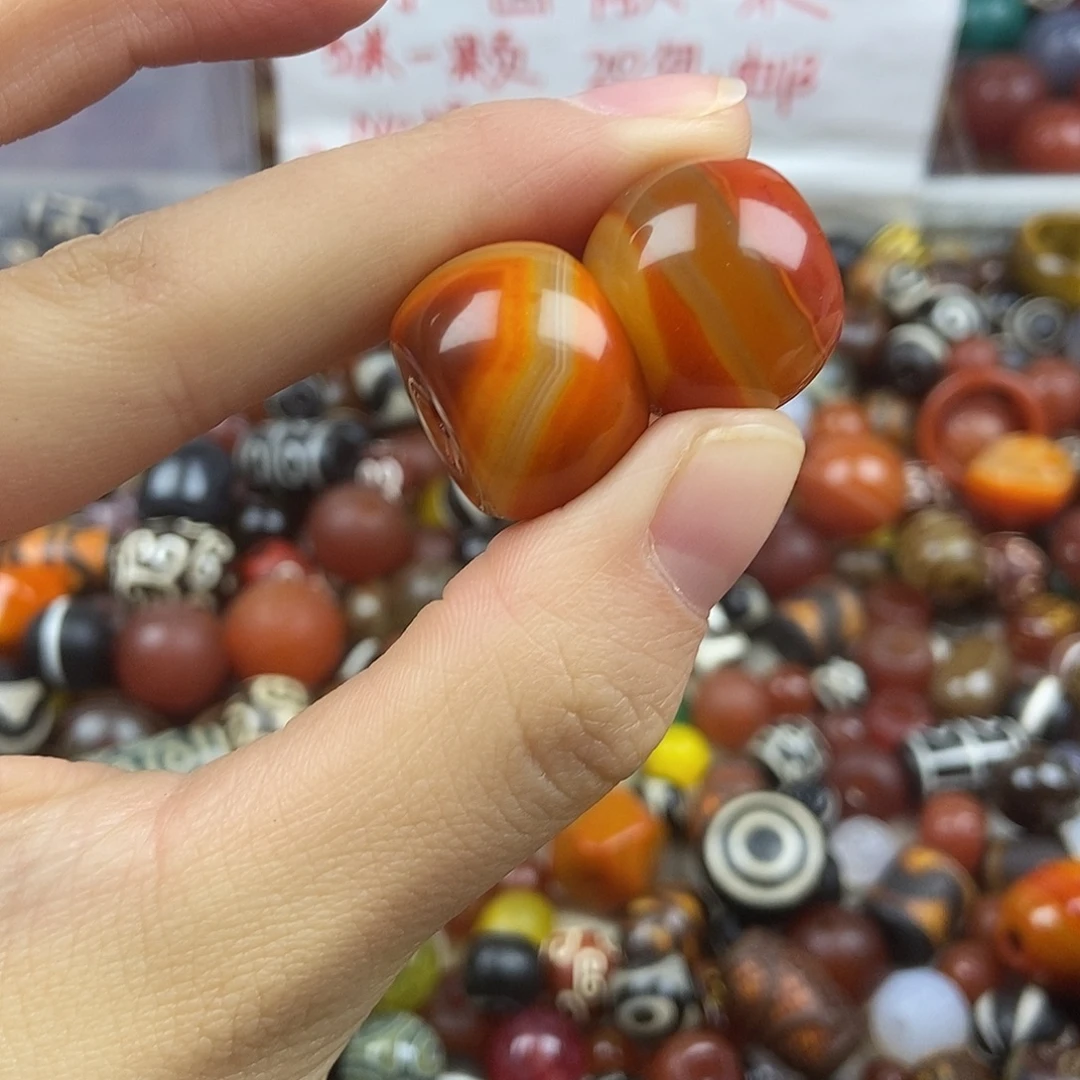 玛瑙/玉髓未镶嵌玛瑙配珠玛瑙散珠