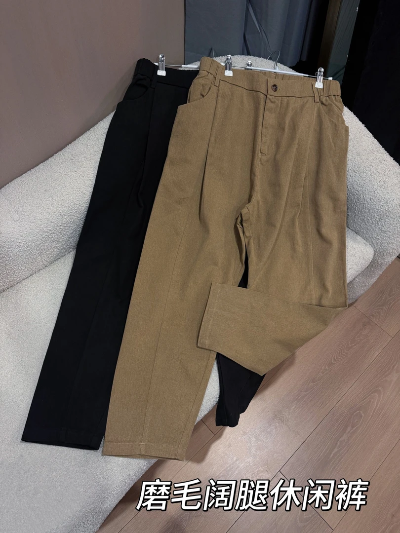 33595-松紧腰休闲裤舒适百搭弹力透气日常穿搭必备