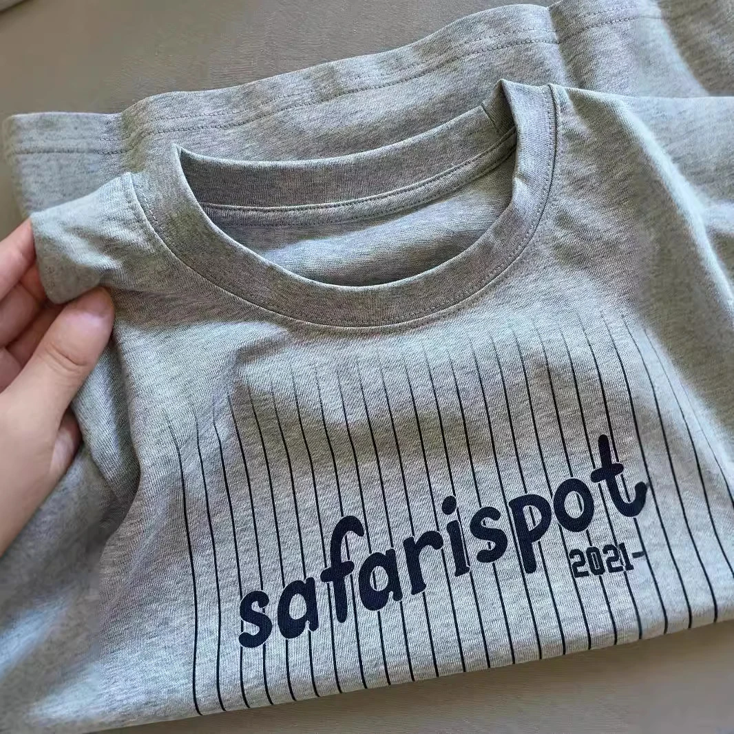 美式竖条纹正肩短袖t恤女夏季2025新款小众设计感甜辣妹短款上衣