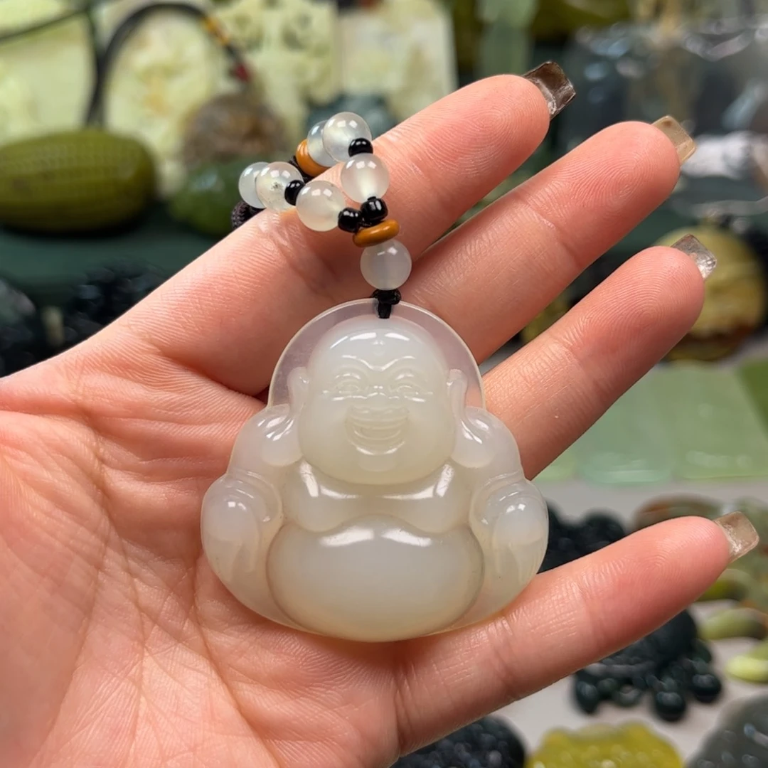 蛇纹石玉颈饰未镶嵌