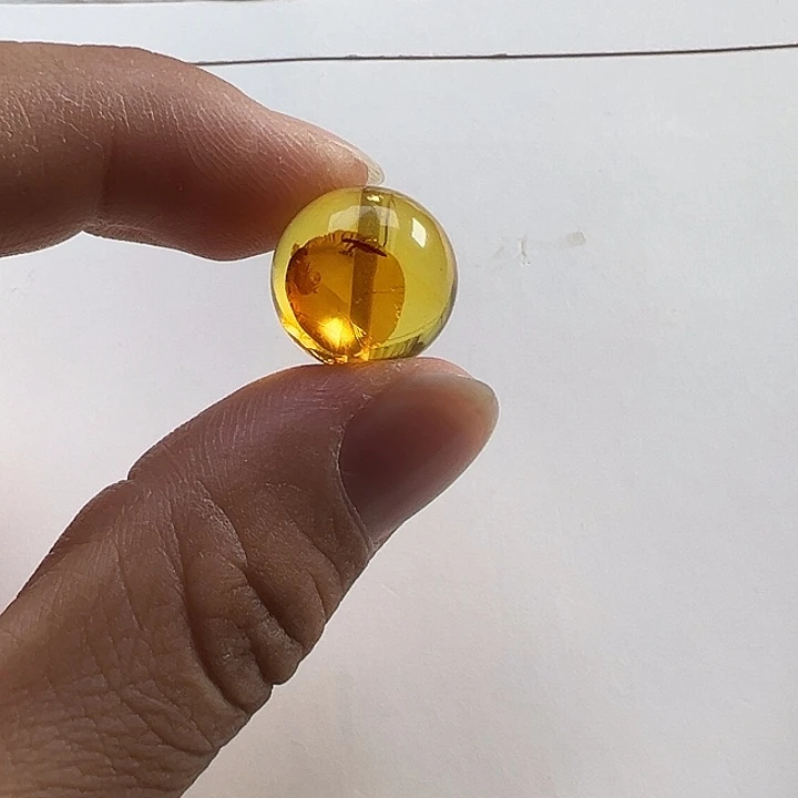 琥珀（花珀）颈饰未镶嵌