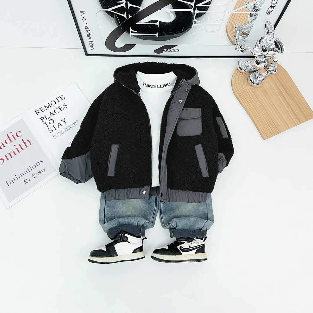 男童加厚外套秋冬款2025秋新款秋冬装儿童 WG28547 悠悠童话童装