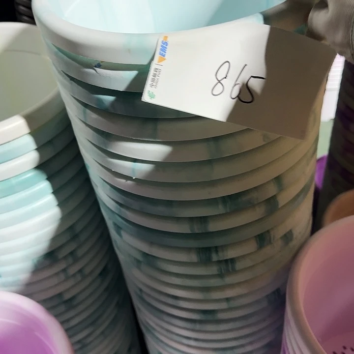 串色5#口径29白蓝色10个无托865